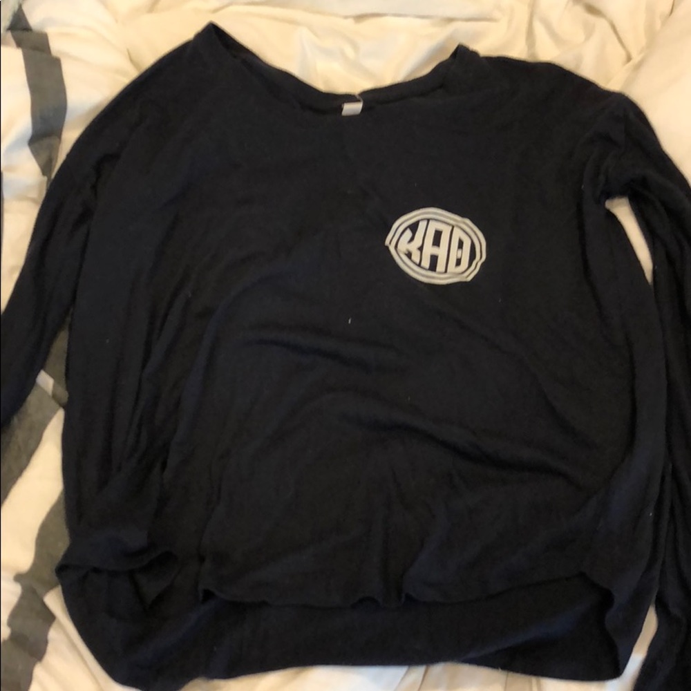 Theta monogrammed long sleeve